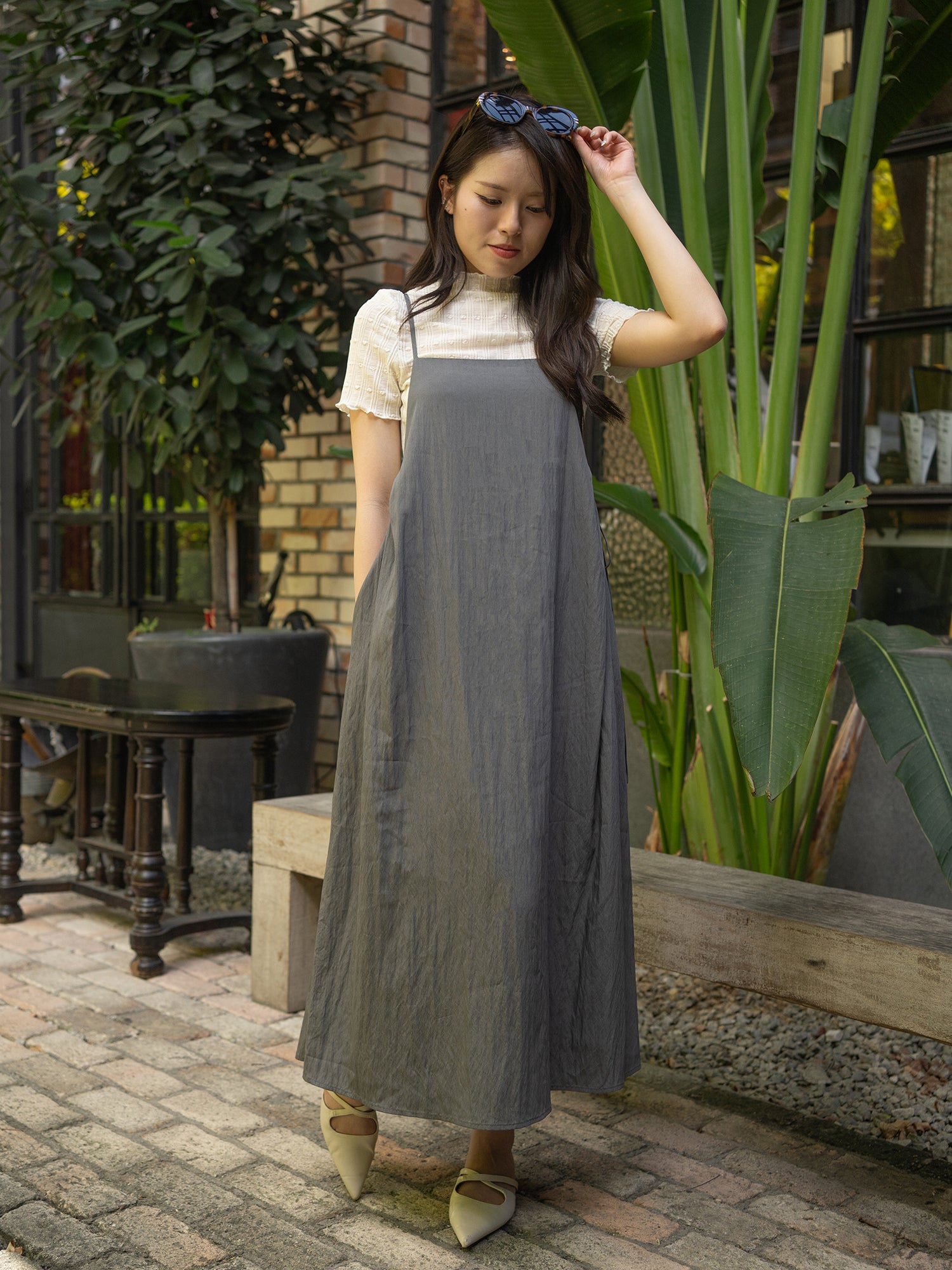 Midi-Length Tank Dress