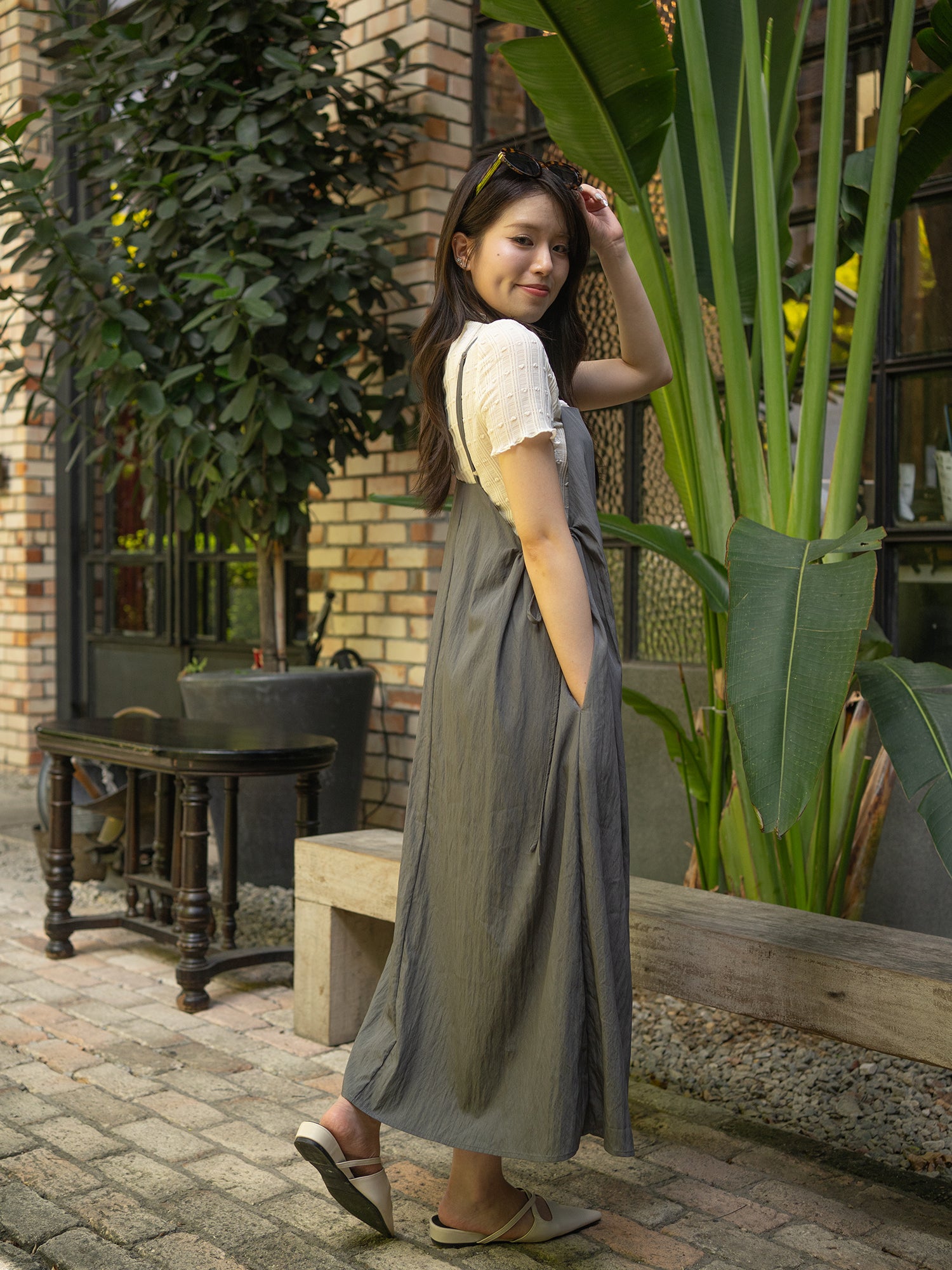 Midi-Length Tank Dress
