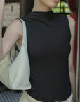 Essential High Neck Knit Top