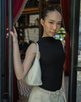 Essential High Neck Knit Top