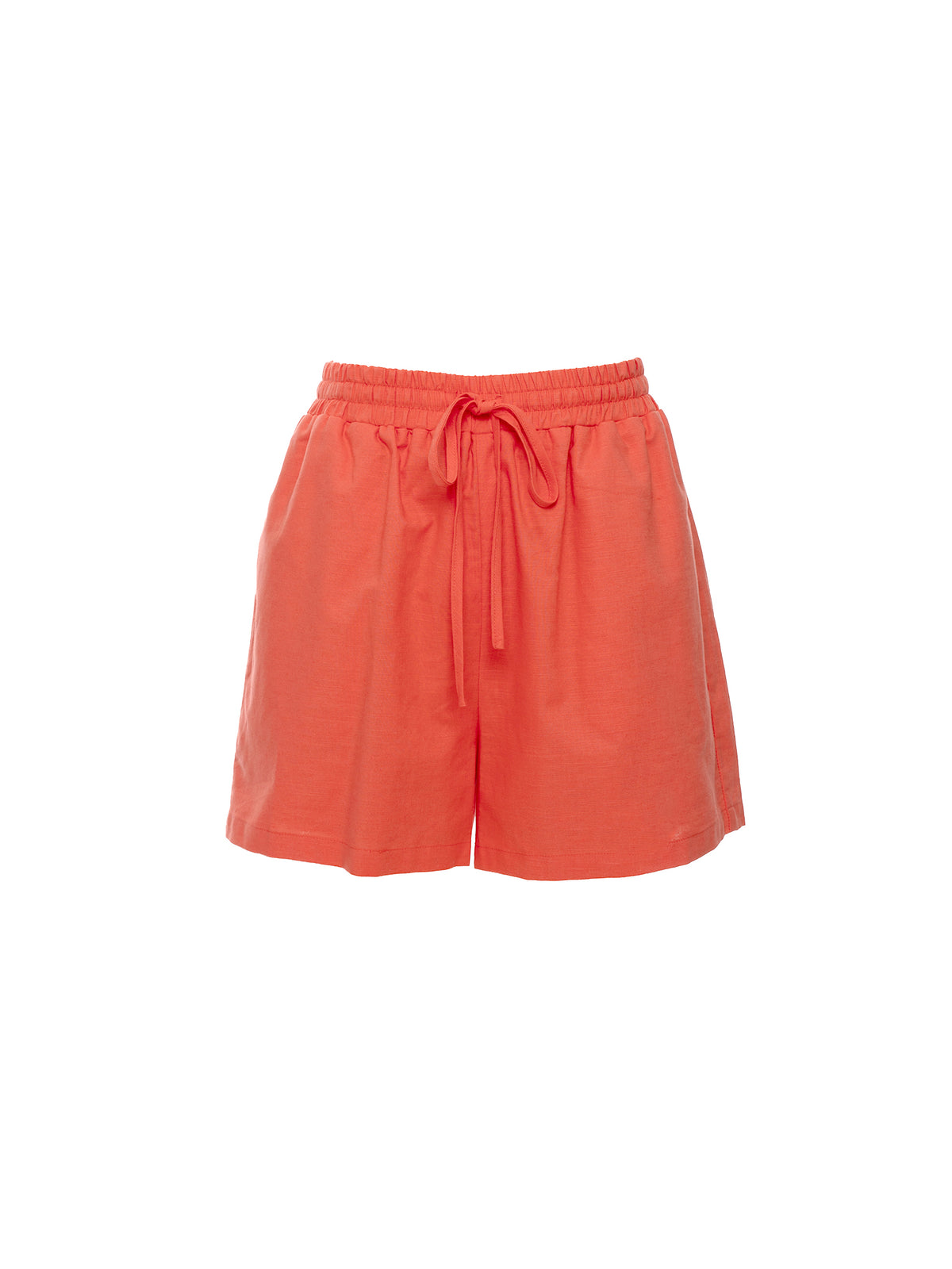 Drawstring Linen Shorts