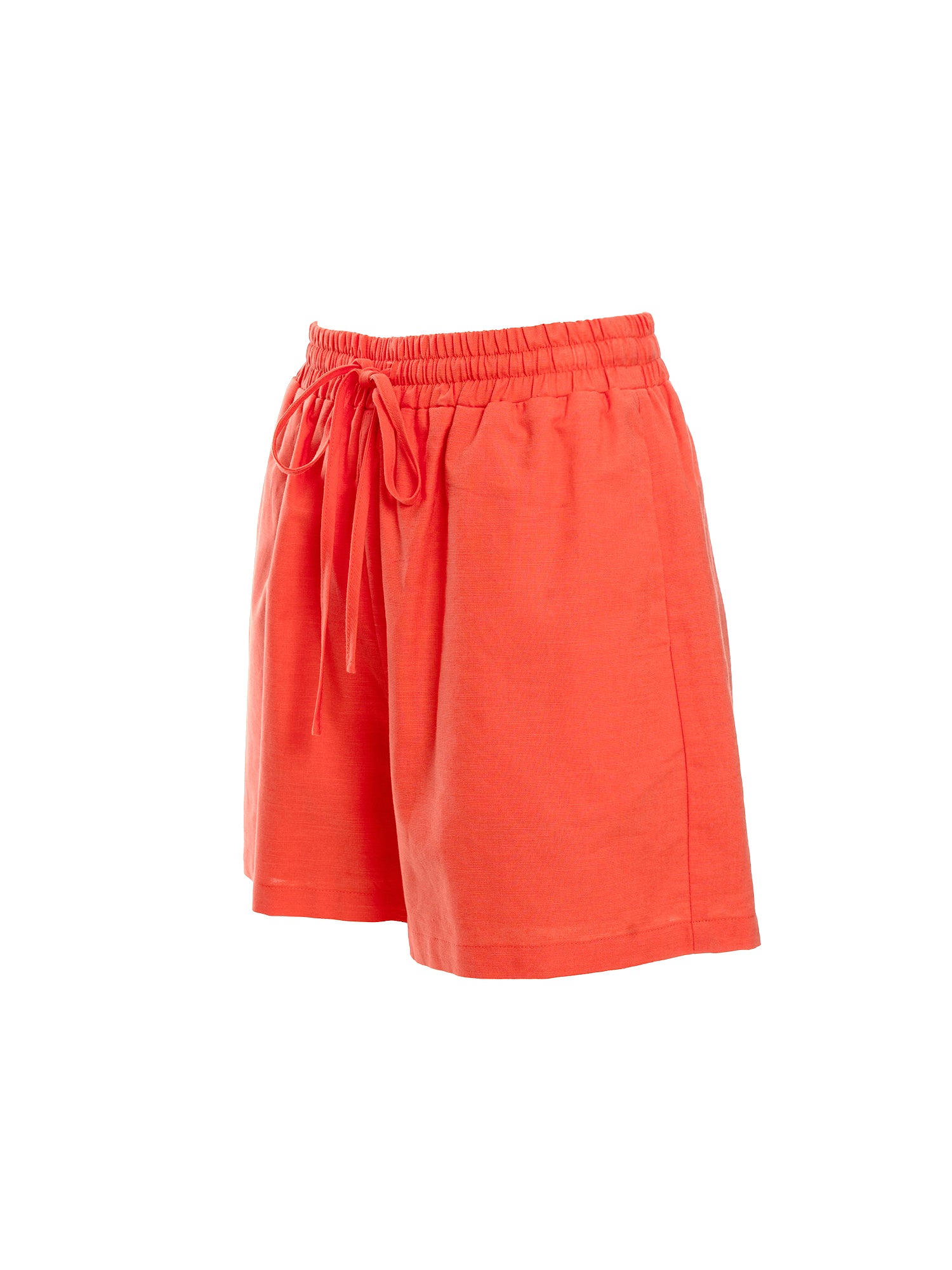 Drawstring Linen Shorts