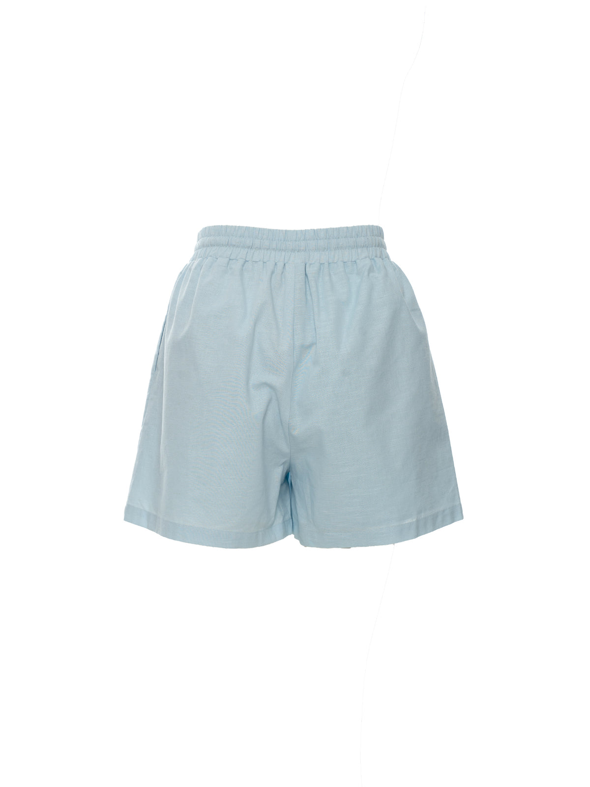 Drawstring Linen Shorts