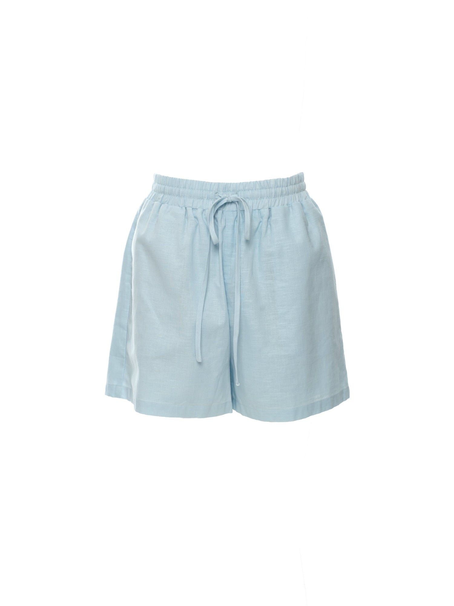 Drawstring Linen Shorts