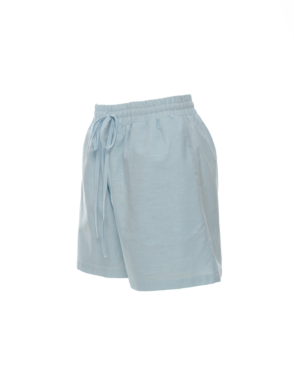 Drawstring Linen Shorts