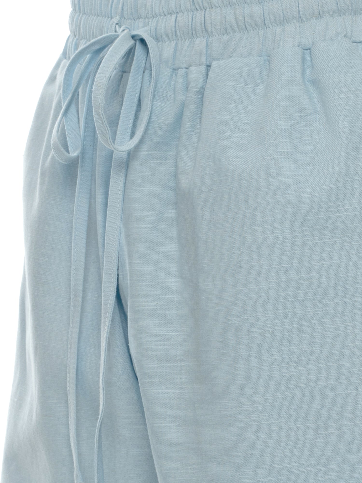 Drawstring Linen Shorts