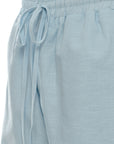 Drawstring Linen Shorts