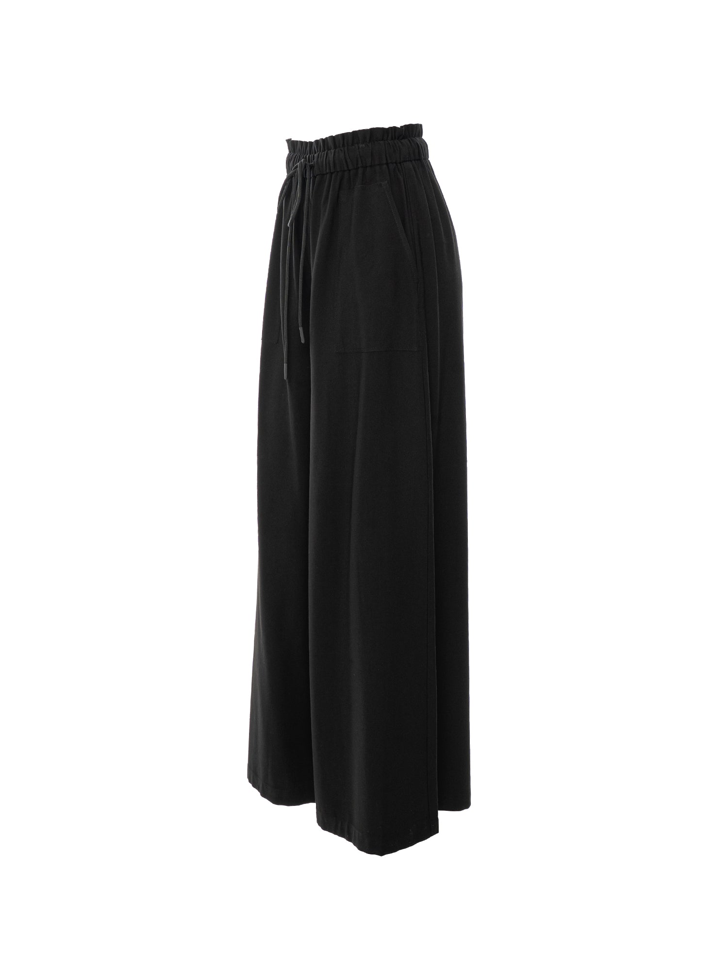 Drawstring Wide-Leg Pants