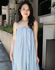 Bow-Front Midi Dress