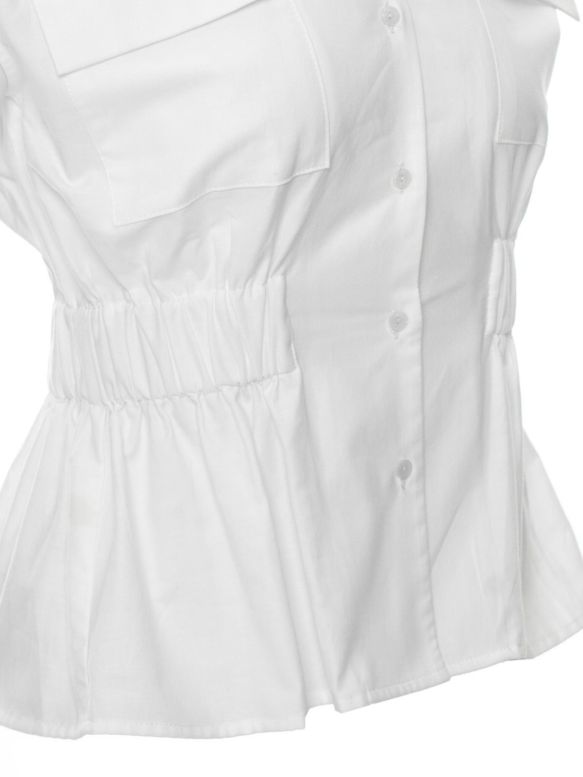Peplum Utility Shirt