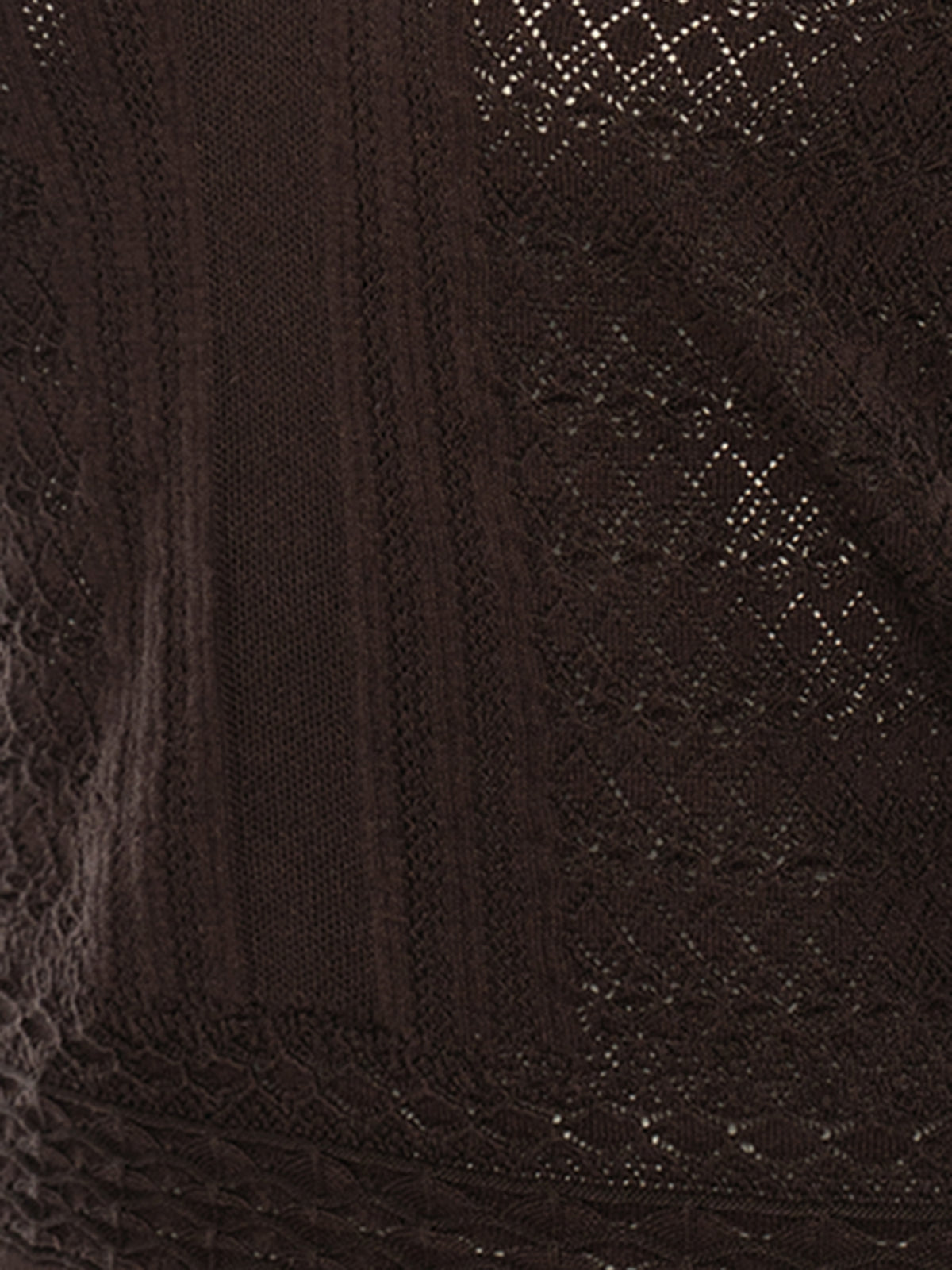 Pointelle Knit Polo Shirt