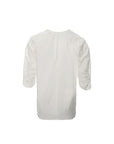 Ruched-Sleeve Blouse
