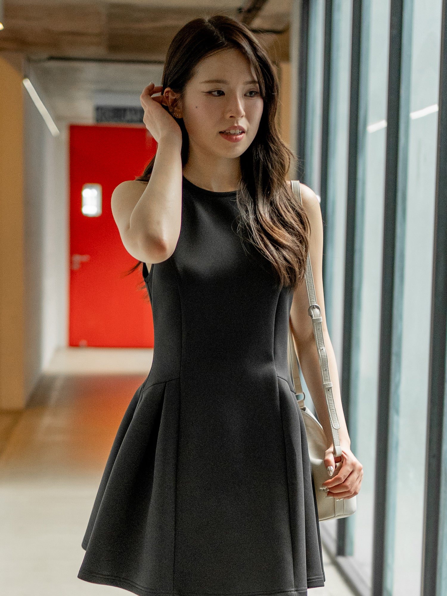 Sleeveless Skater Dress