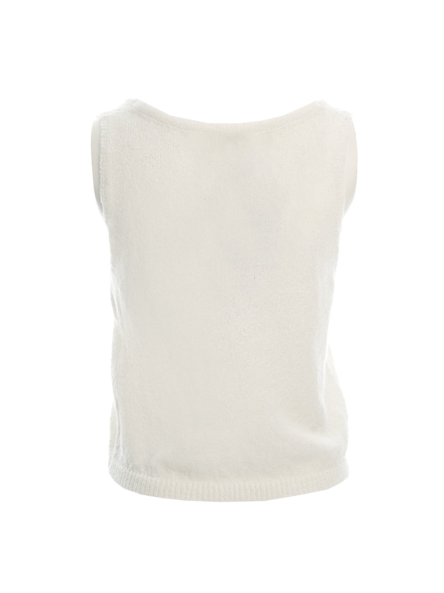 V-Neck Sleeveless Knit Top