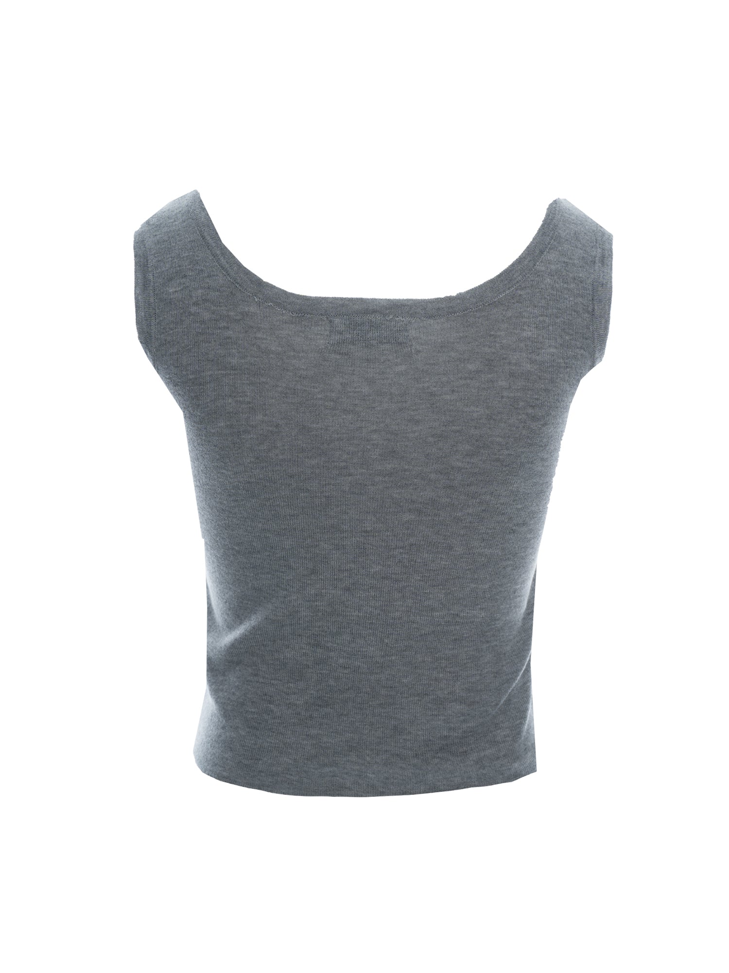 Scoop Neck Knit Tank Top