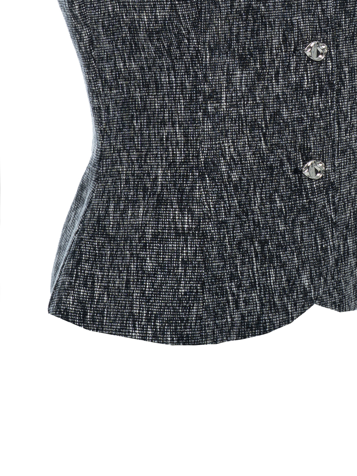 Tweed Peplum Blouse