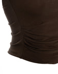 Asymmetric Neckline Fitted Top