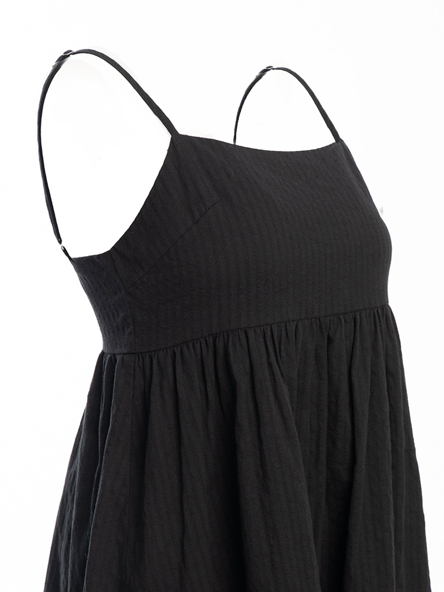 Sleeveless Textured Doll Dress