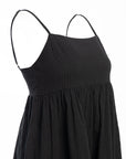 Sleeveless Textured Doll Dress