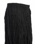 Crinkled Texture Midi Skirt
