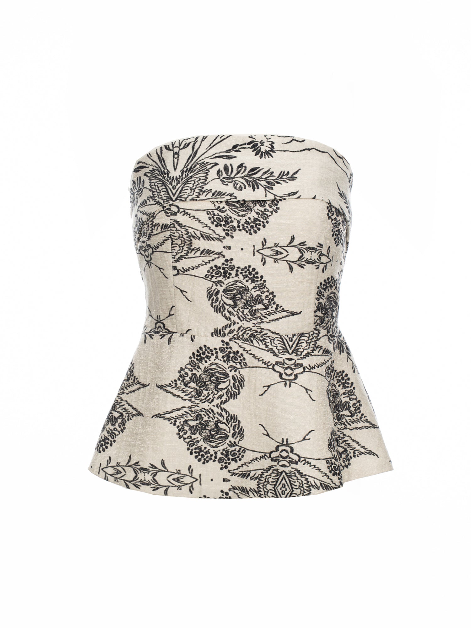 Floral Peplum Top