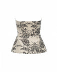Floral Peplum Top