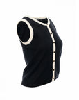 Contrast Trim Knit Tank