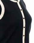 Contrast Trim Knit Tank