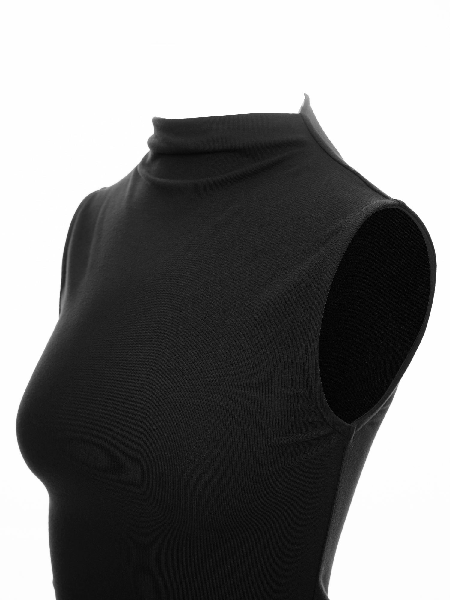 Essential High Neck Knit Top
