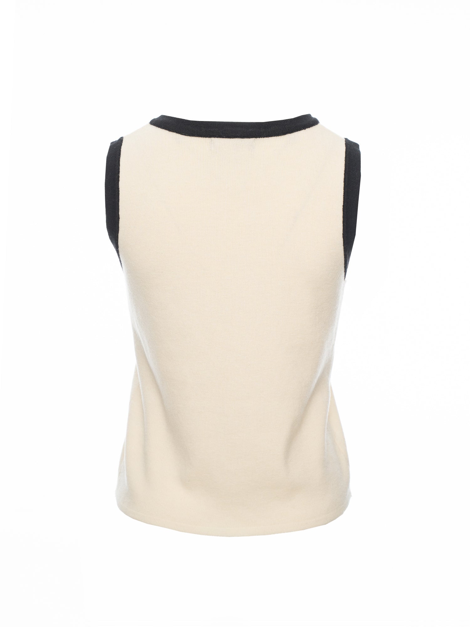 Contrast Trim Knit Tank