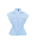 Peplum Utility Shirt