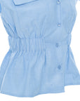 Peplum Utility Shirt