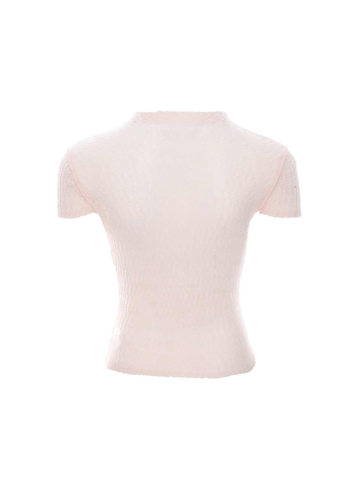 Mock Neck Textured Knit Top