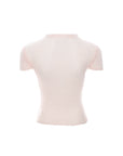 Mock Neck Textured Knit Top