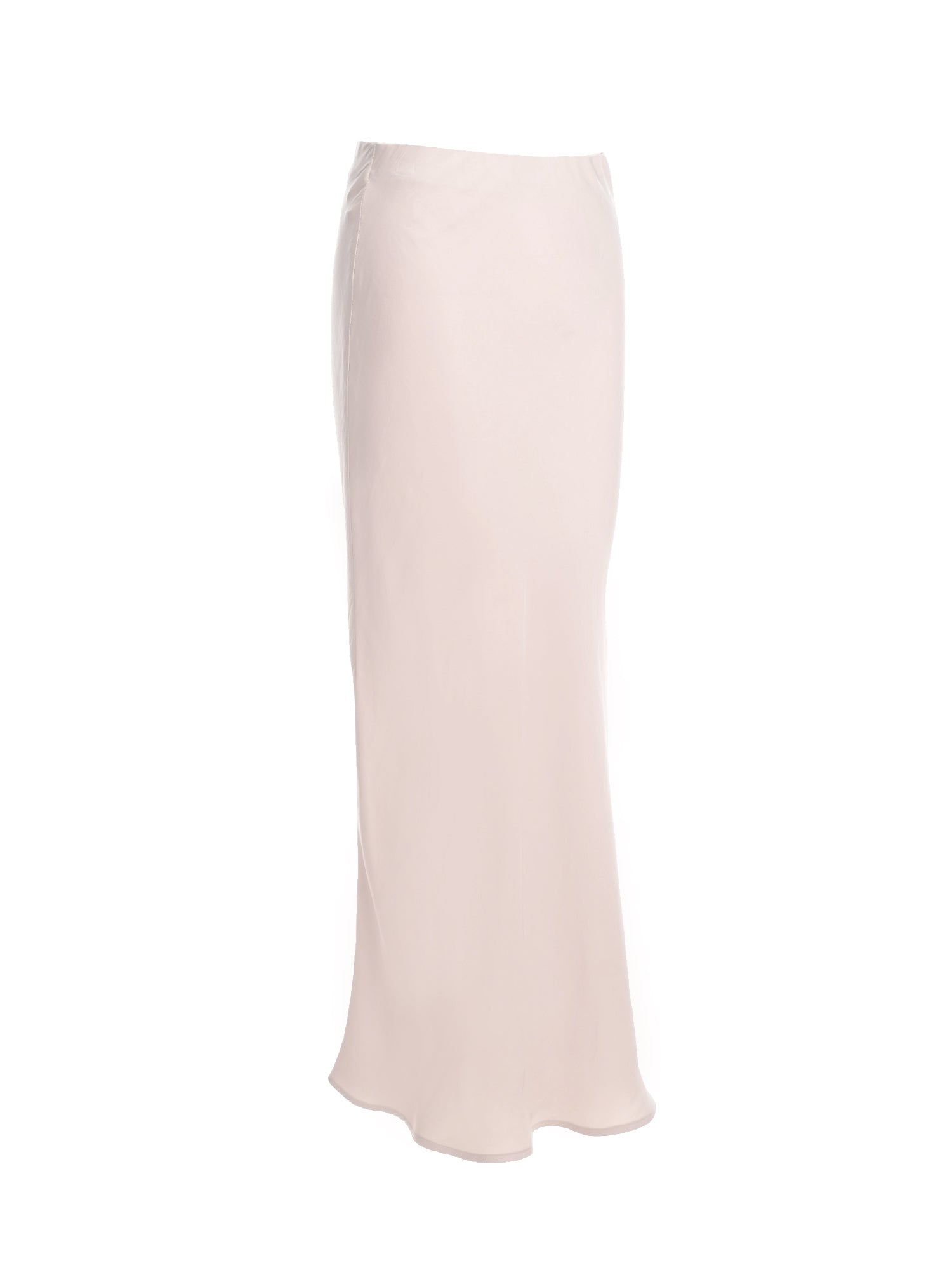 Satin Bias Midi Skirt