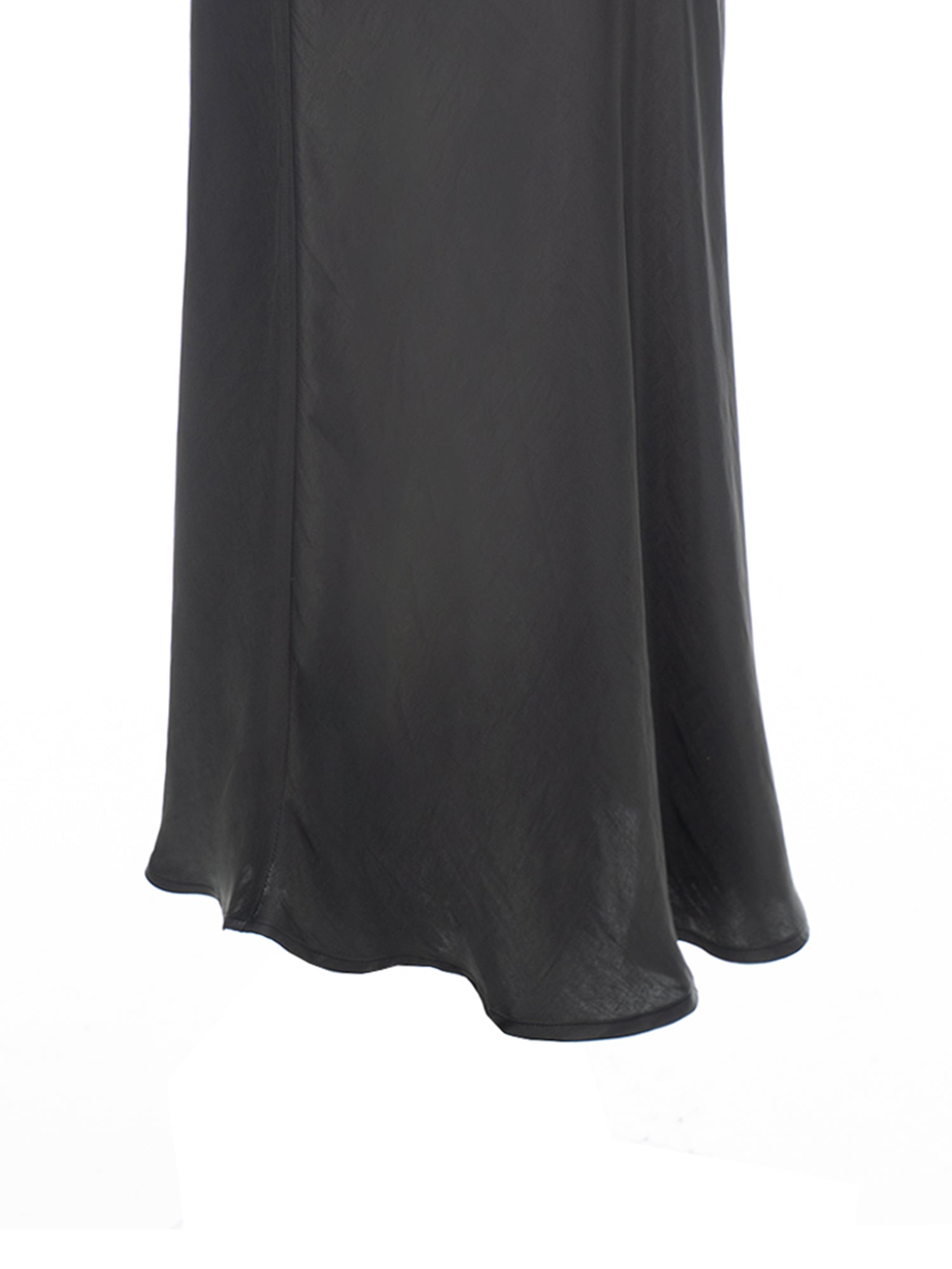 Satin Bias Midi Skirt