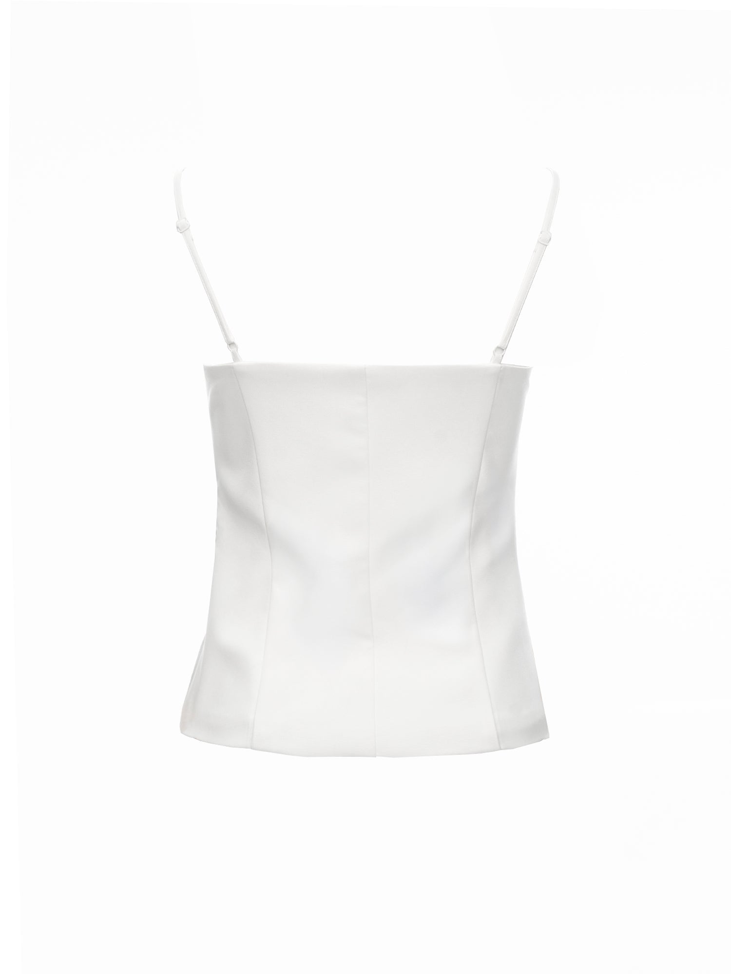 Sleeveless Button Front Top