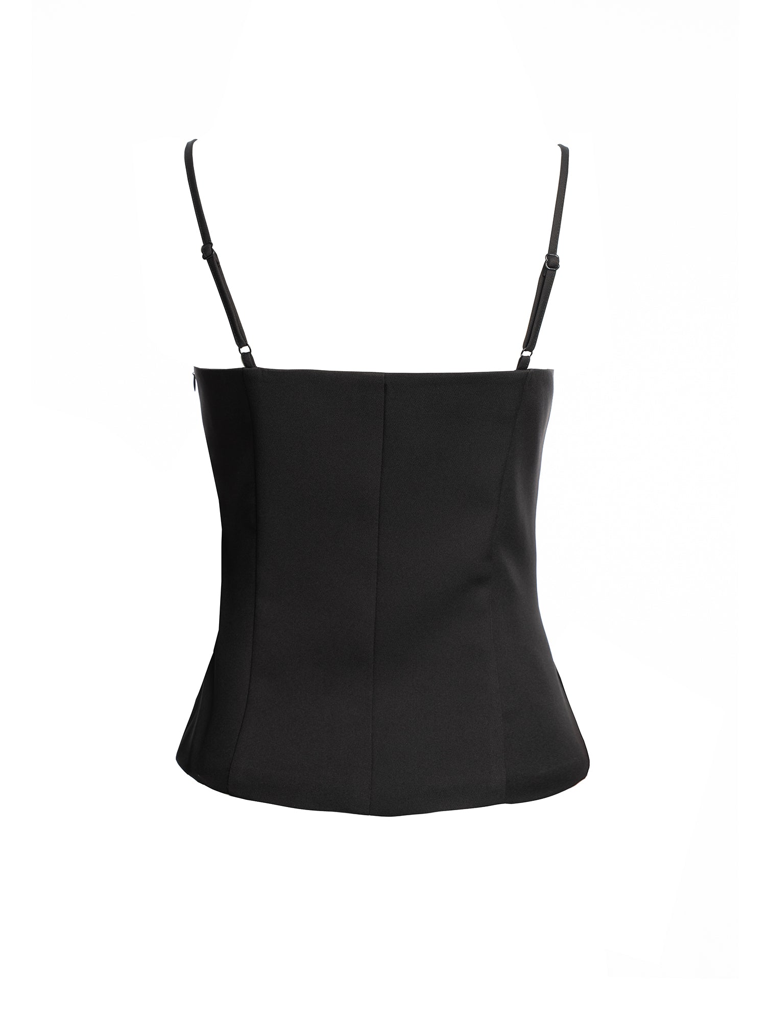 Sleeveless Button Front Top