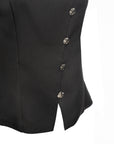 Sleeveless Button Front Top