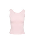 Lace Trim Ribbed Tank Top