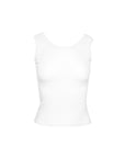 Lace Trim Ribbed Tank Top