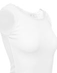Lace Trim Ribbed Tank Top