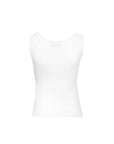 Lace Trim Ribbed Tank Top
