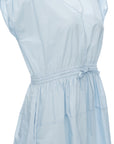 Tie Waist Cape Sleeve Dress