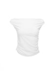 Off Shoulder Ruched Top