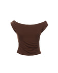 Off Shoulder Ruched Top