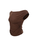 Off Shoulder Ruched Top