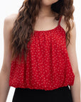 Gathered Balloon Cami Top