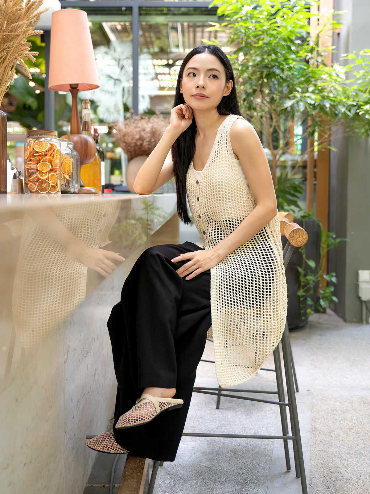 Crochet Long Vest