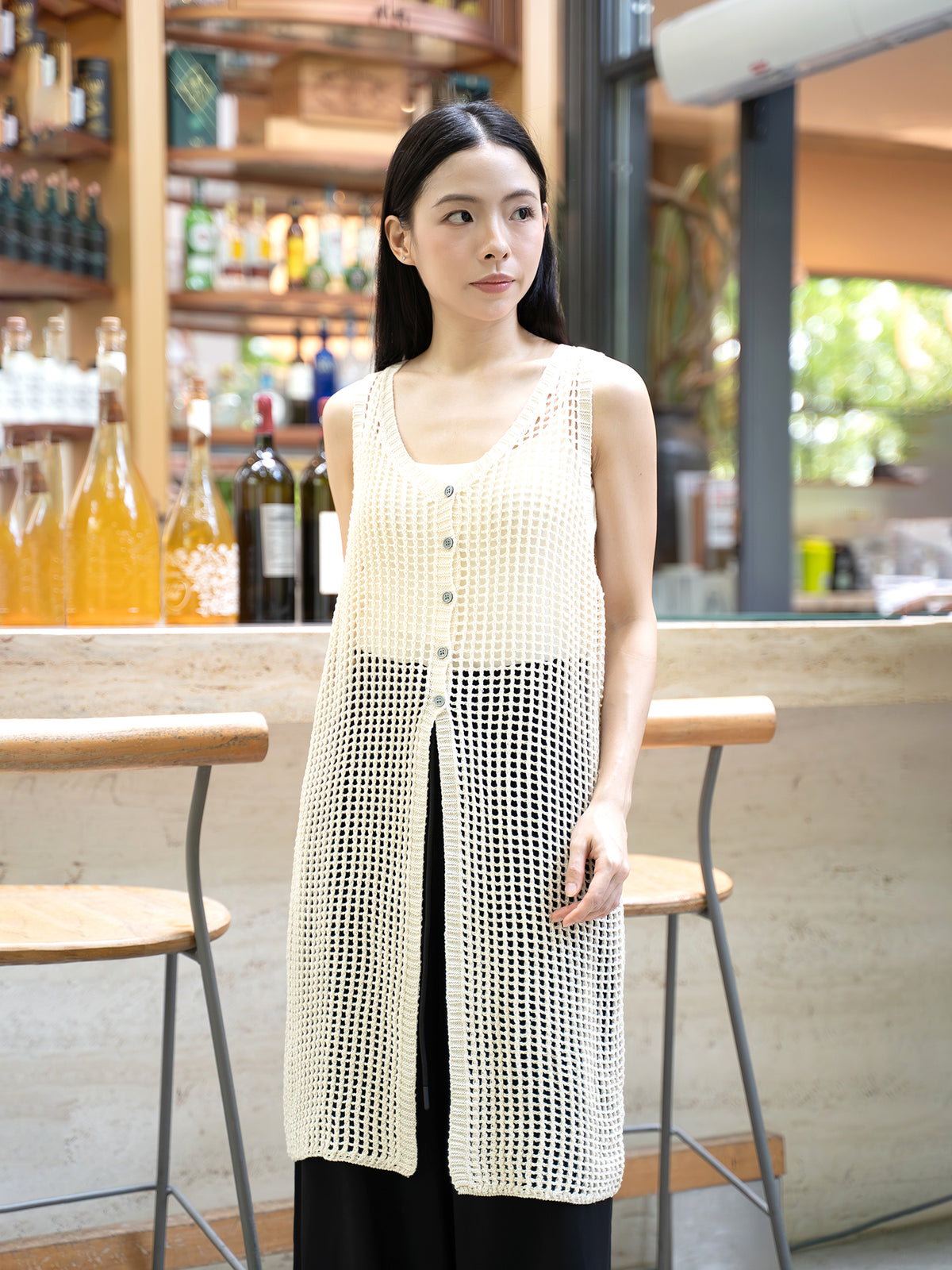Crochet Long Vest
